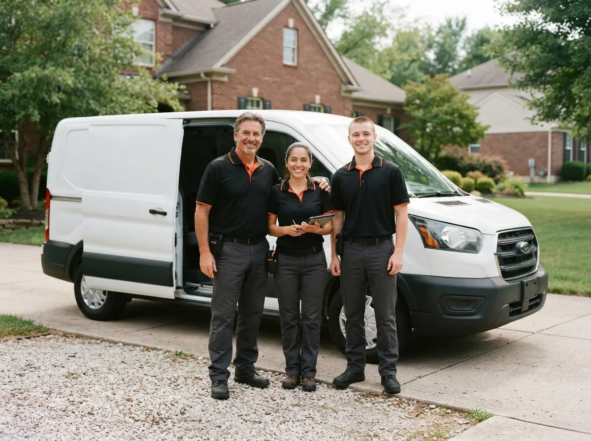 The PrairieLux Pest Elimination team, pest control service in Columbus, OH